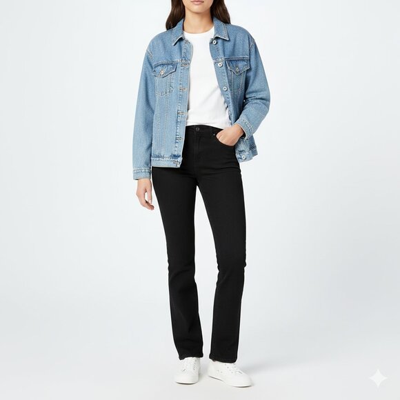 *NOBO No Boundaries Black Straight Leg Pant - Picture 1 of 8